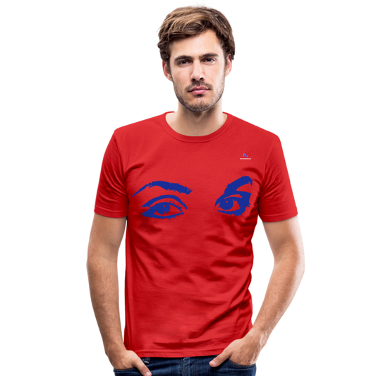 Camiseta ajustada"eyes" - red