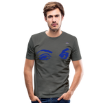 Camiseta ajustada"eyes" - graphite grey