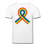 Camiseta ecológica de Stanley & Stella"Rainbow ribbon" - white