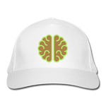 Gorra de béisbol ecológica"Brain" - white