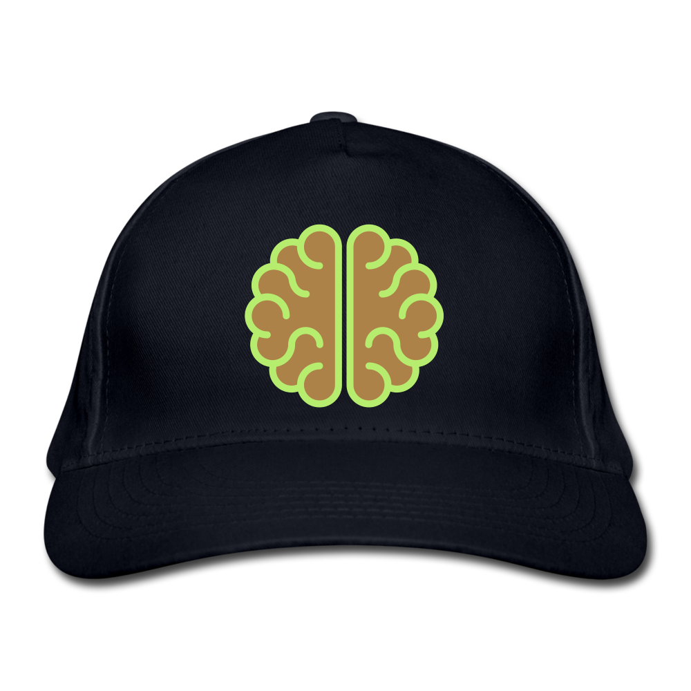 Gorra de béisbol ecológica"Brain" - navy