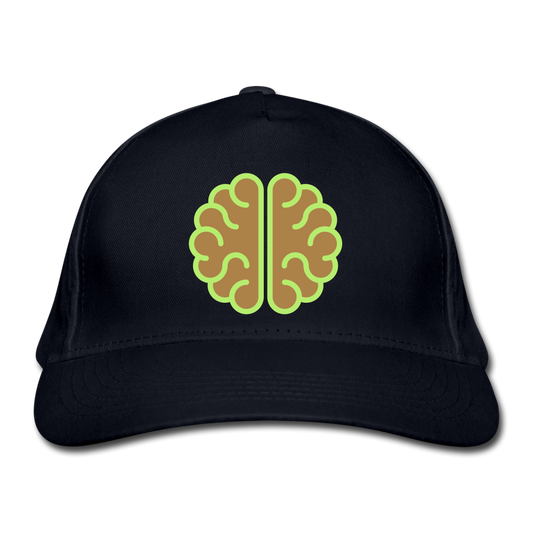 Gorra de béisbol ecológica"Brain" - navy