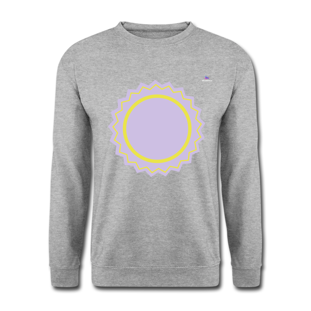 Sudadera unisex"emblem" - salt & pepper