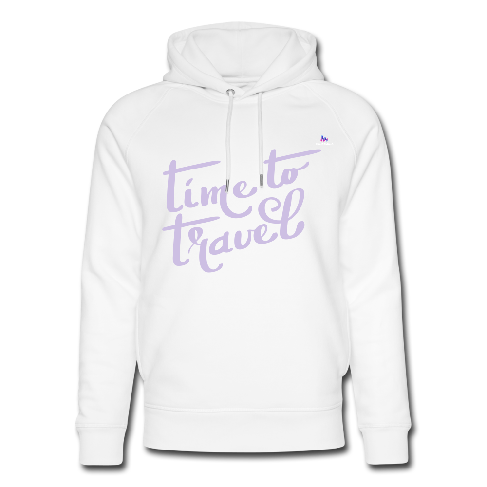 Sudadera con capucha ecológica unisex de Stanley & Stella"Child sleeping" - white