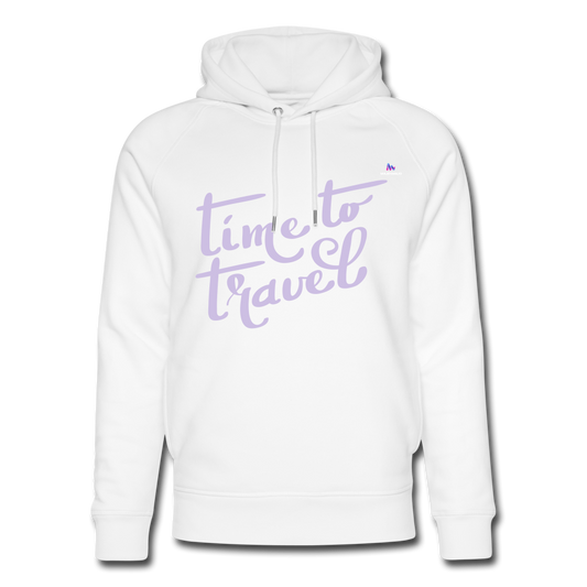 Sudadera con capucha ecológica unisex de Stanley & Stella"Child sleeping" - white