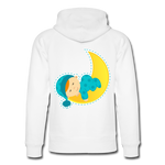 Sudadera con capucha ecológica unisex de Stanley & Stella"Child sleeping" - white