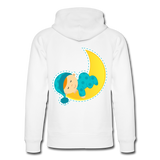 Sudadera con capucha ecológica unisex de Stanley & Stella"Child sleeping" - white