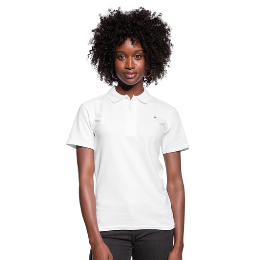 Women's Polo Shirt"Women's football" - white