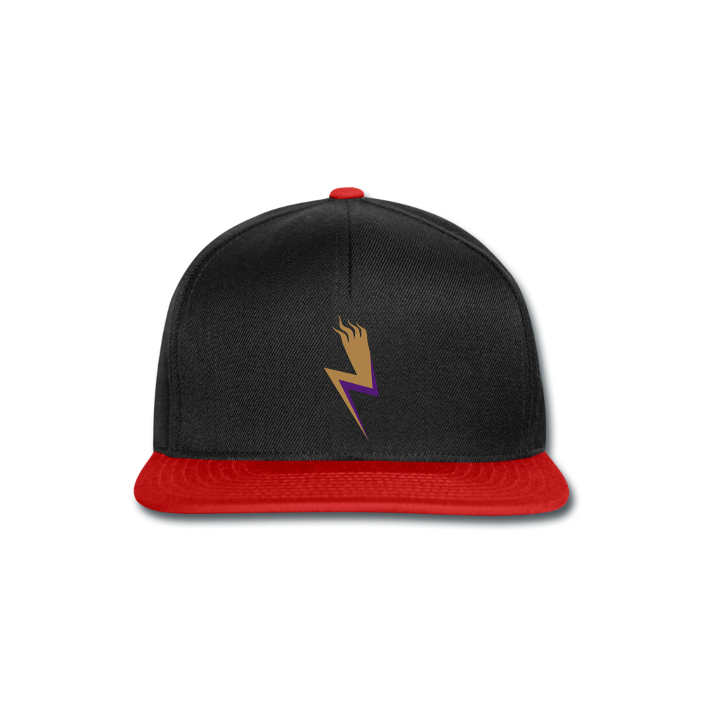 Gorra Snapback"lightning" - black/red