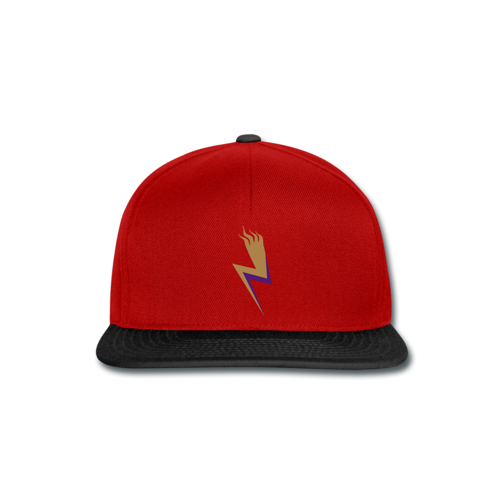 Gorra Snapback"lightning" - red/black
