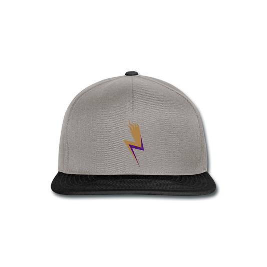 Gorra Snapback"lightning" - graphite/black