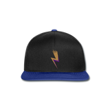 Gorra Snapback"lightning" - black/bright royal