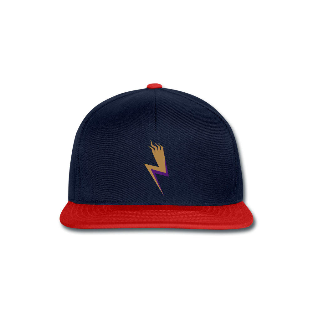 Gorra Snapback"lightning" - navy/red