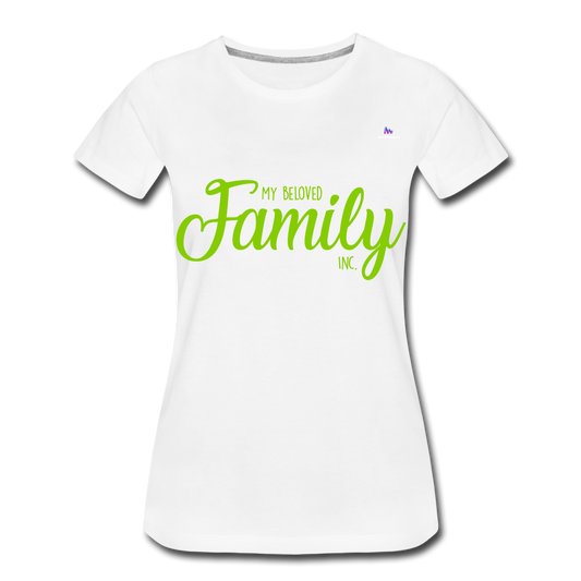 Camiseta premium"my family" - white