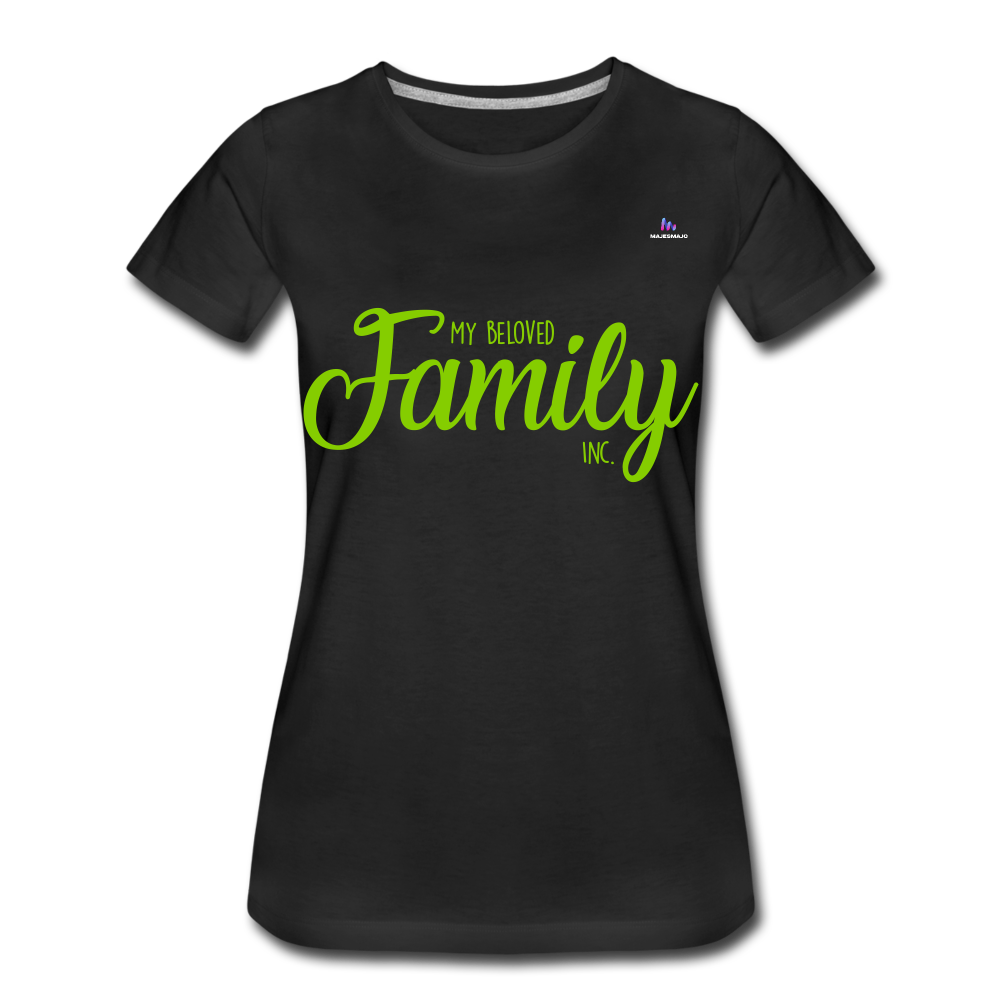 Camiseta premium"my family" - black