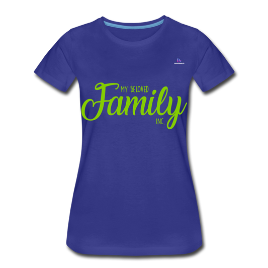 Camiseta premium"my family" - royal blue