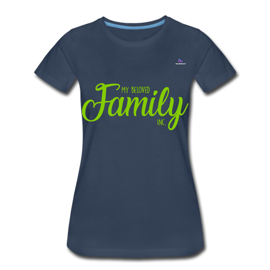 Camiseta premium"my family" - navy