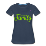 Camiseta premium"my family" - navy