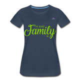 Camiseta premium"my family" - navy