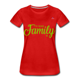 Camiseta premium"my family" - red