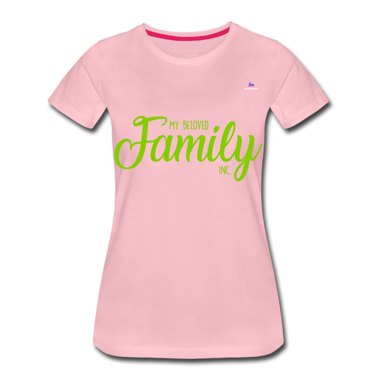 Camiseta premium"my family" - rose shadow