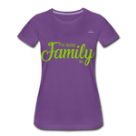 Camiseta premium"my family" - purple