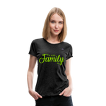 Camiseta premium"my family" - charcoal grey