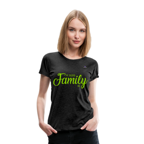 Camiseta premium"my family" - charcoal grey