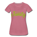 Camiseta premium"my family" - mauve