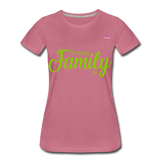 Camiseta premium"my family" - mauve