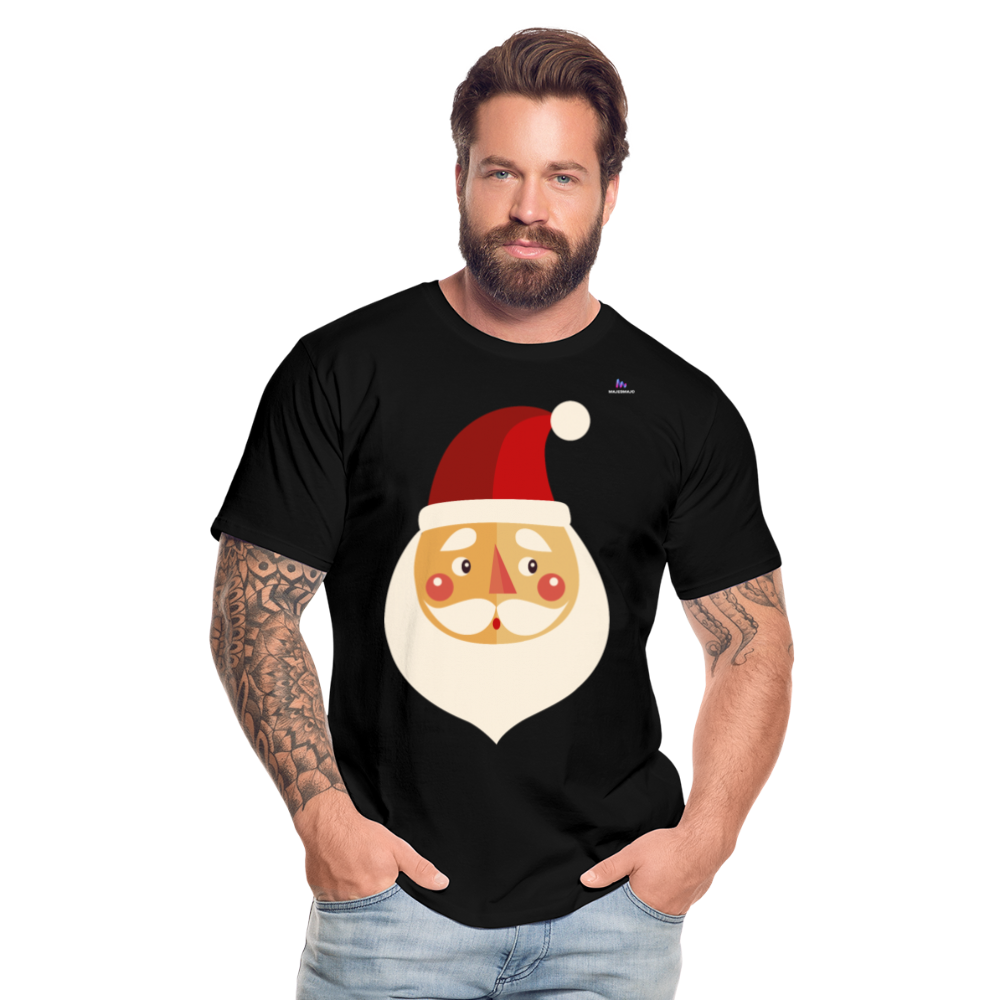 Camiseta orgánica premium"Santa Claus" - black