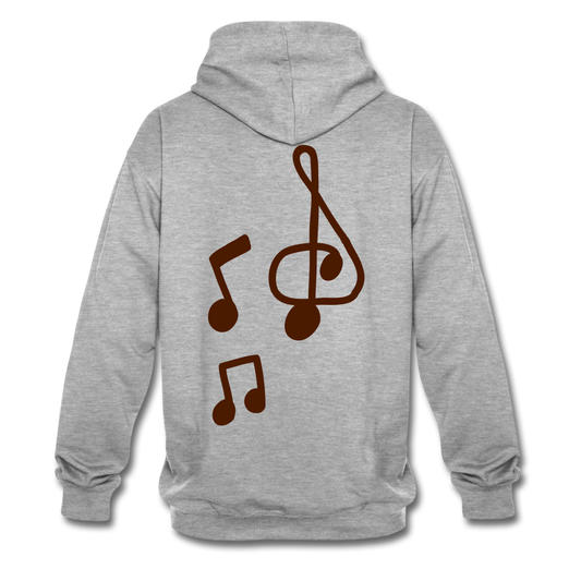 Sudadera con capucha en contraste"note clef" - heather grey/navy