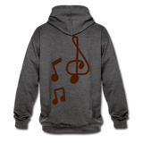 Sudadera con capucha en contraste"note clef" - charcoal/black