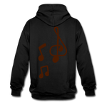 Sudadera con capucha en contraste"note clef" - black/gold