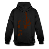 Sudadera con capucha en contraste"note clef" - black/gold