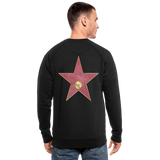 Sudadera ecológica hombre de Stanley & Stella"walk of fame star" - black