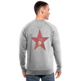 Sudadera ecológica hombre de Stanley & Stella"walk of fame star" - heather grey