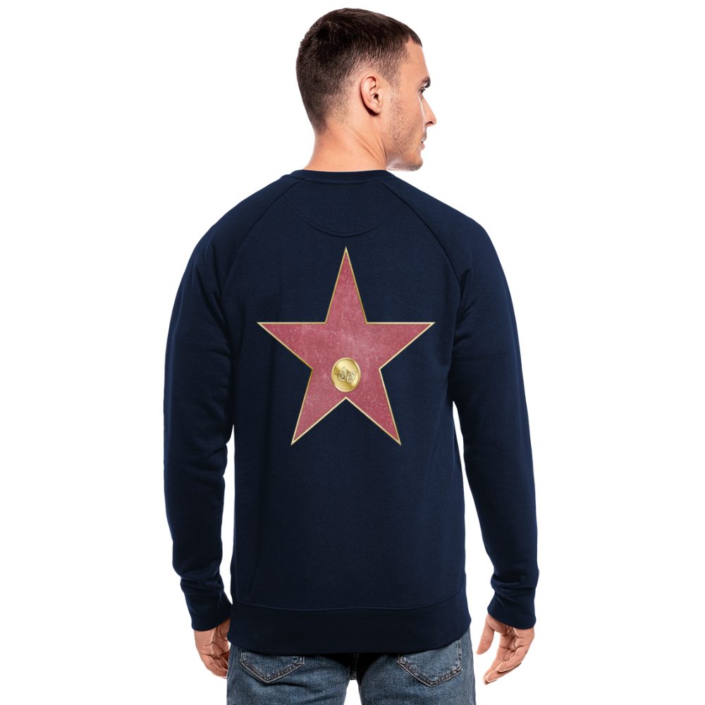 Sudadera ecológica hombre de Stanley & Stella"walk of fame star" - navy