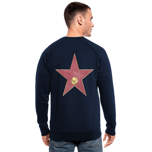Sudadera ecológica hombre de Stanley & Stella"walk of fame star" - navy