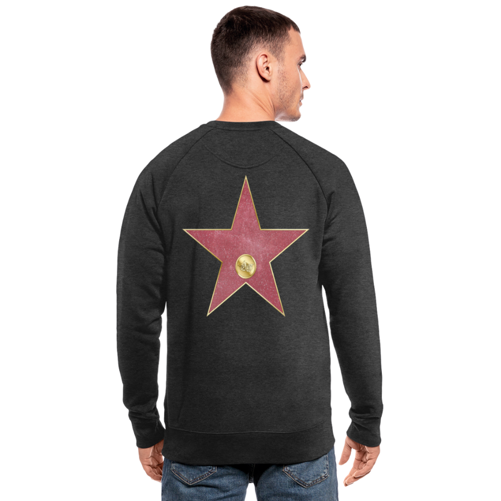 Sudadera ecológica hombre de Stanley & Stella"walk of fame star" - dark grey heather