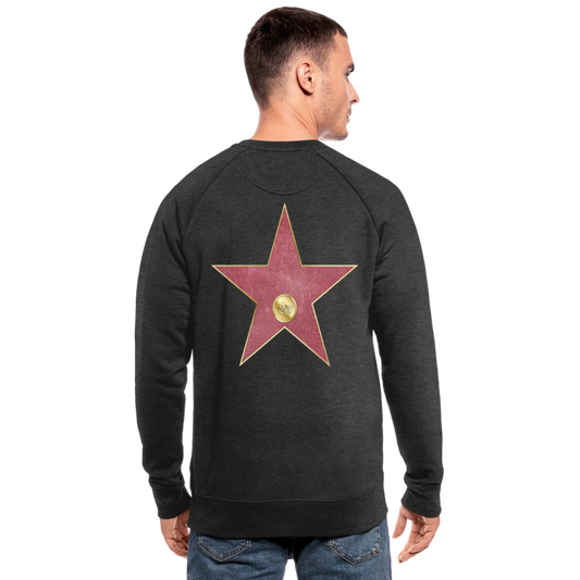 Sudadera ecológica hombre de Stanley & Stella"walk of fame star" - dark grey heather