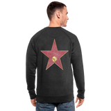 Sudadera ecológica hombre de Stanley & Stella"walk of fame star" - dark grey heather