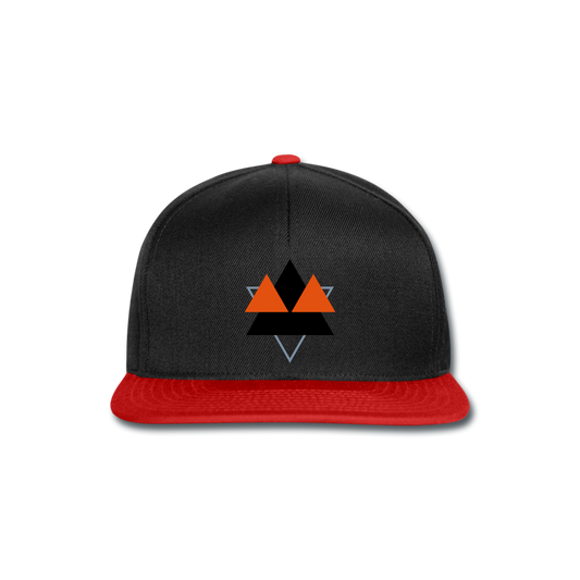 Gorra Snapback"blacklisted_name" - black/red