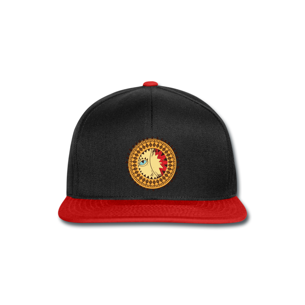 Gorra Snapback"Native American Symbol" - black/red