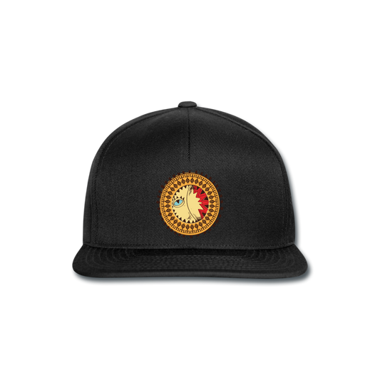 Gorra Snapback"Native American Symbol" - black/black