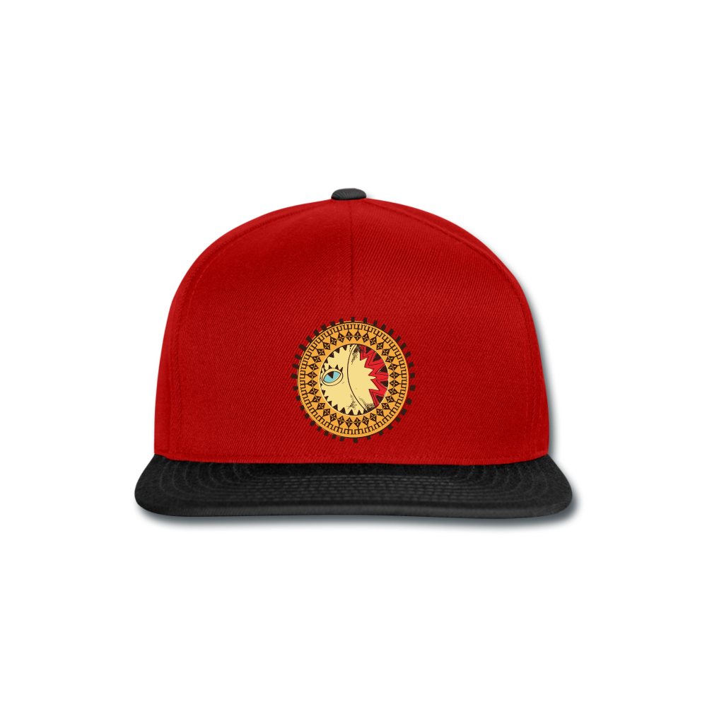 Gorra Snapback"Native American Symbol" - red/black