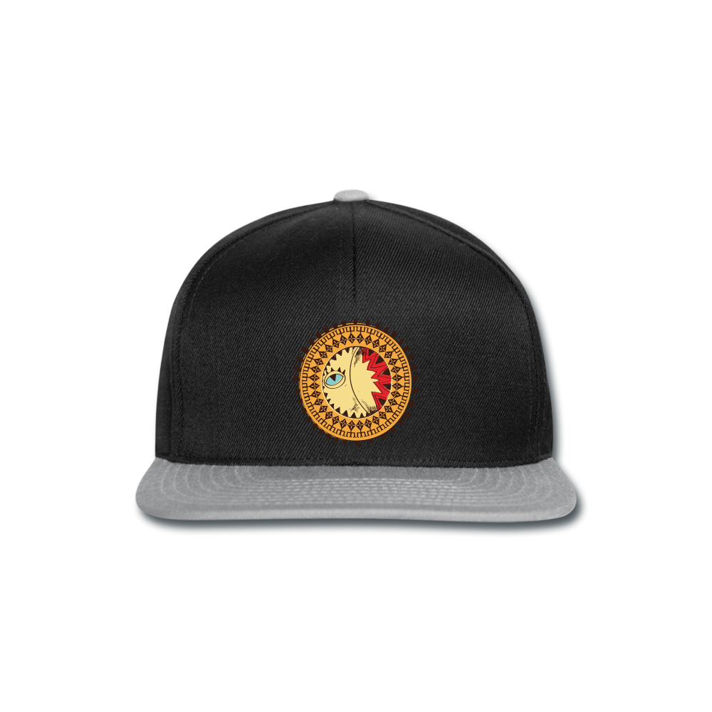 Gorra Snapback"Native American Symbol" - black/grey