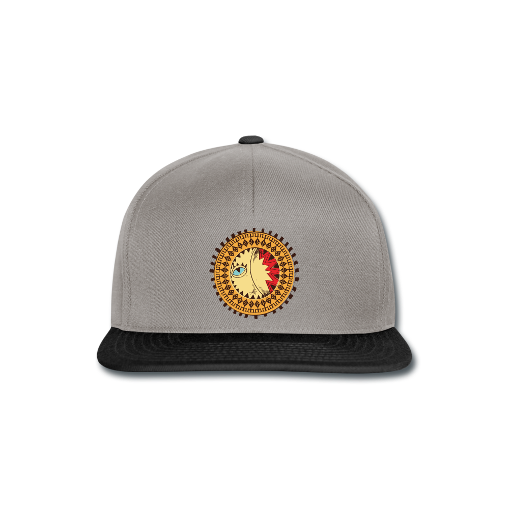 Gorra Snapback"Native American Symbol" - graphite/black