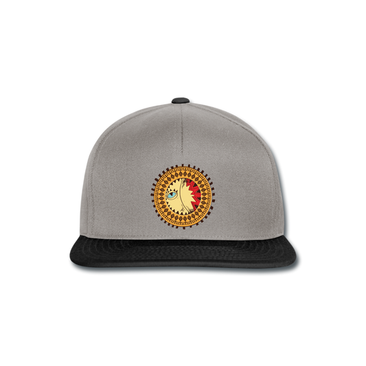 Gorra Snapback"Native American Symbol" - graphite/black