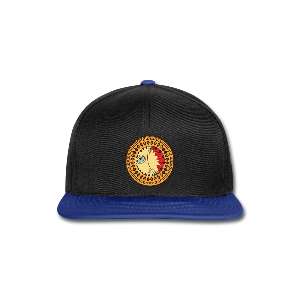 Gorra Snapback"Native American Symbol" - black/bright royal